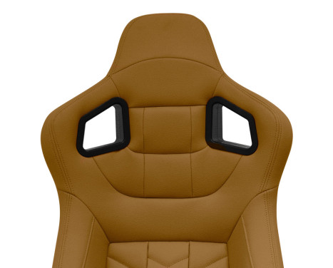 Sports chair 'GK' - Beige Artificial Leather - Double-sided adjustable backrest - incl. slides, Image 5