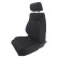 Sports chair 'Retro II' - Black - Double-sided adjustable backrest - incl. runners
