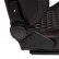 Sports seat 'AK' - Black artificial leather + red stitching/piping - Double-sided adjustable backrest, Thumbnail 5