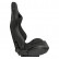 Sports seat 'AK' - Black Artificial leather + Silver stitching / piping - Adjustable on both sides, Thumbnail 4