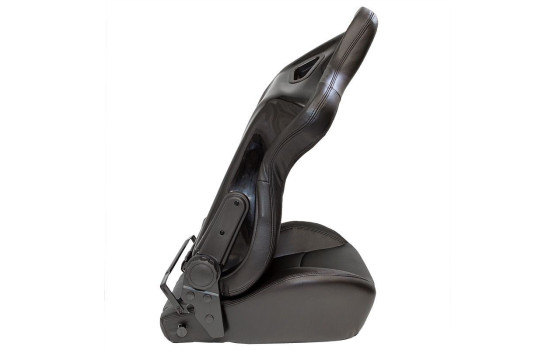 Sports seat 'BS2' - Black Artificial leather - Double-sided adjustable polyester backrest, Image 4