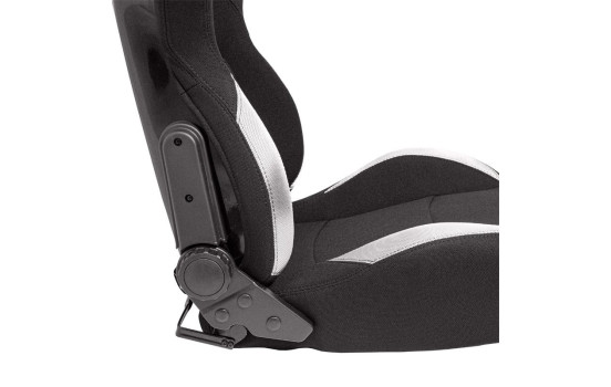 Sports seat 'BS2' - Black - Double-sided adjustable polyester backrest, Image 4