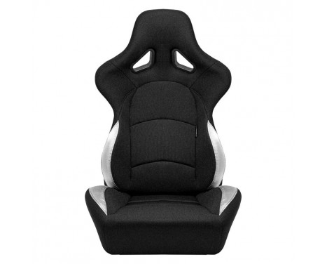 Sports seat 'BS2' - Black - Double-sided adjustable polyester backrest, Image 2