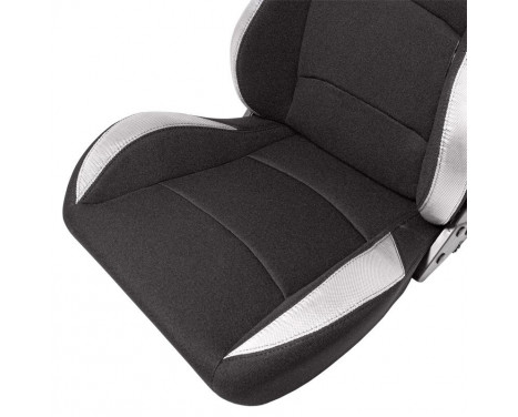 Sports seat 'BS2' - Black - Double-sided adjustable polyester backrest, Image 5