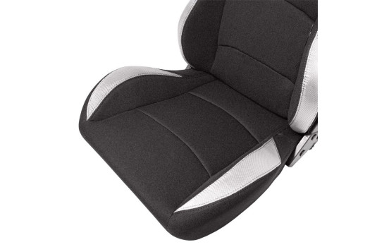 Sports seat 'BS2' - Black - Double-sided adjustable polyester backrest, Image 5