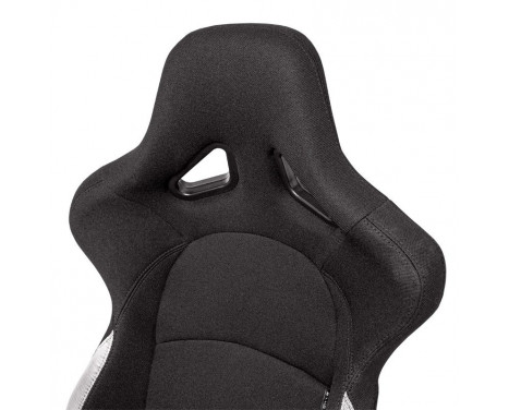 Sports seat 'BS2' - Black - Double-sided adjustable polyester backrest, Image 6