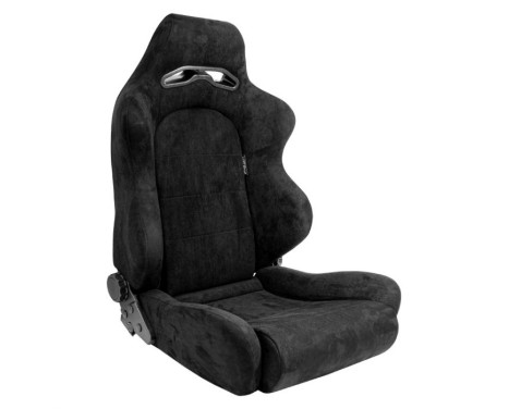 Sports seat 'C' - Black - Adjustable backrest on both sides - incl