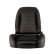 Sports seat 'Classic II' - Black Artificial leather + Suede + Gray stitching - Left side adjustable backrest, Thumbnail 2