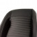 Sports seat 'Classic II' - Black Artificial leather + Suede + Gray stitching - Left side adjustable backrest, Thumbnail 8