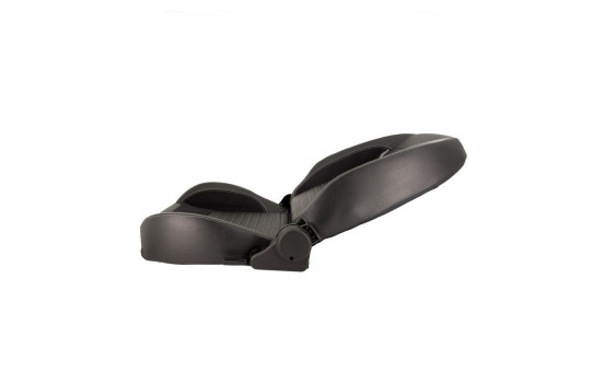 Sports seat 'Classic II' - Black artificial leather + suede + gray stitching - Left side adjustment, Image 5