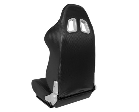 Sports seat 'DS' - Carbon-Look Artificial leather - Double-sided adjustable backrest, Image 2