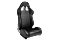 Sports seat 'DS' - Carbon-Look Artificial leather - Double-sided adjustable backrest