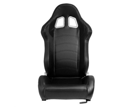 Sports seat 'DS' - Carbon-Look Artificial leather - Double-sided adjustable backrest, Image 3