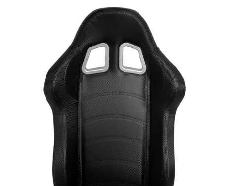 Sports seat 'DS' - Carbon-Look Artificial leather - Double-sided adjustable backrest, Image 5