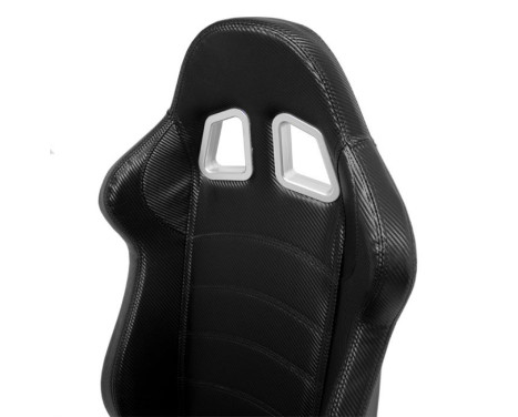 Sports seat 'DS' - Carbon-Look Artificial leather - Double-sided adjustable backrest, Image 10