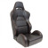 Sports seat 'Eco' - Black Artificial leather + Red stitching - Right side adjustable backrest, Thumbnail 4