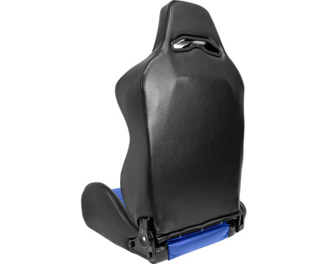 Sports seat 'Eco' - Black/Blue Artificial leather - adjustable backrest: Right, Image 3