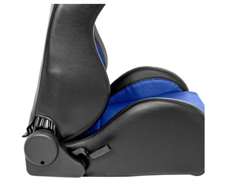 Sports seat 'Eco' - Black/Blue Artificial leather - adjustable backrest: Right, Image 6