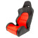 Sports seat 'Eco' - Black/Red Artificial leather - Right side adjustable backrest, Thumbnail 2