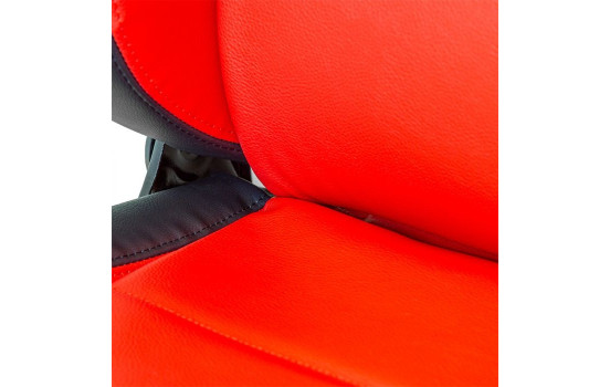 Sports seat 'Eco' - Black/Red Artificial leather - Right side adjustable backrest, Image 5