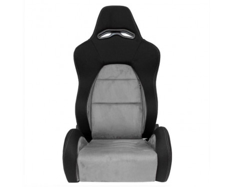 Sports seat 'Eco Soft' - Black/Grey - Double-sided adjustable backrest - incl. slides, Image 3