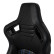 Sports seat 'GT' - Black Artificial leather + Fabric in Blue diamond pattern + Blue stitching - Double-sided fur, Thumbnail 8