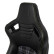 Sports seat 'GT' - Black Artificial leather + Fabric in Yellow diamond pattern + Yellow stitching - Double-sided, Thumbnail 8