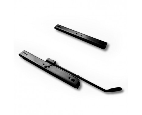 Sports seat 'JW' - Black Artificial leather + Silver stitching - Double-sided adjustable backrest, Image 9