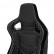Sports seat 'JW' - Black Artificial leather + Silver stitching - Double-sided adjustable backrest, Thumbnail 8