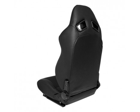 Sports seat 'LH' - Black Artificial leather - Double-sided adjustable backrest - incl, Image 2