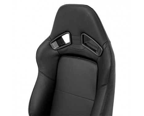 Sports seat 'LH' - Black Artificial leather - Double-sided adjustable backrest - incl, Image 8