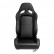 Sports seat 'LH' - Black Artificial leather - Double-sided adjustable backrest - incl, Thumbnail 3