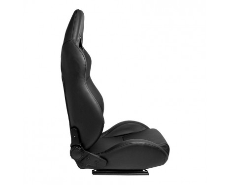 Sports seat 'LH' - Black Artificial leather - Double-sided adjustable backrest - incl, Image 4