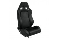 Sports seat 'LH' - Black - Double-sided adjustable backrest - incl