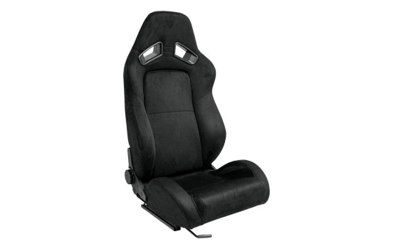 Sports seat 'LH' - Black - Double-sided adjustable backrest - incl