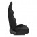 Sports seat 'LH' - Black - Double-sided adjustable backrest - incl, Thumbnail 3