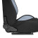 Sports seat 'MR' - Black artificial leather + Gray Pine textile - Adjustable on both sides, Thumbnail 5