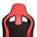 Sports seat 'MR' - Black artificial leather + Red Pine textile - Double-sided adjustable backrest - incl., Thumbnail 6