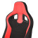 Sports seat 'MR' - Black artificial leather + Red Pine textile - Double-sided adjustable backrest - incl., Thumbnail 8