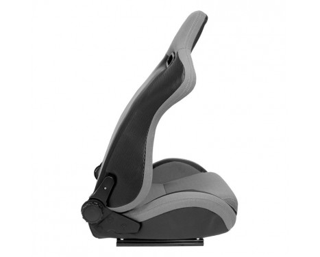 Sports seat 'MS' - Black/Grey - Double-sided adjustable backrest, Image 6