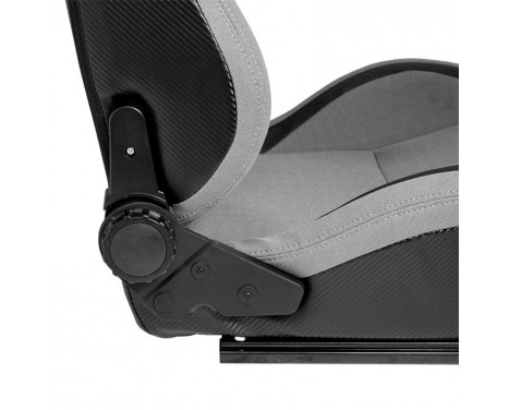Sports seat 'MS' - Black/Grey - Double-sided adjustable backrest, Image 5