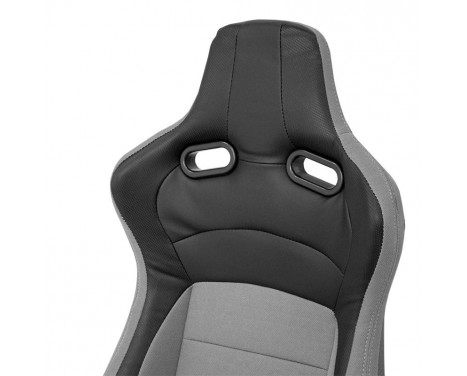Sports seat 'MS' - Black/Grey - Double-sided adjustable backrest, Image 8