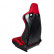 Sports seat 'MS' - Black/Red - Double-sided adjustable backrest, Thumbnail 2