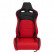 Sports seat 'MS' - Black/Red - Double-sided adjustable backrest, Thumbnail 3