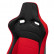 Sports seat 'MS' - Black/Red - Double-sided adjustable backrest, Thumbnail 8