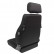 Sports seat 'Retro' - Black - Double-sided adjustable backrest - incl, Thumbnail 2