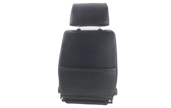 Sports seat 'Retro II' - Black Artificial Leather + Silver stitching - Double-sided adjustable backrest -, Image 3