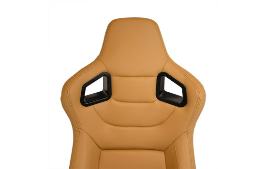 Sports seat 'RK' - Beige Artificial leather - Double-sided adjustable backrest, Image 8