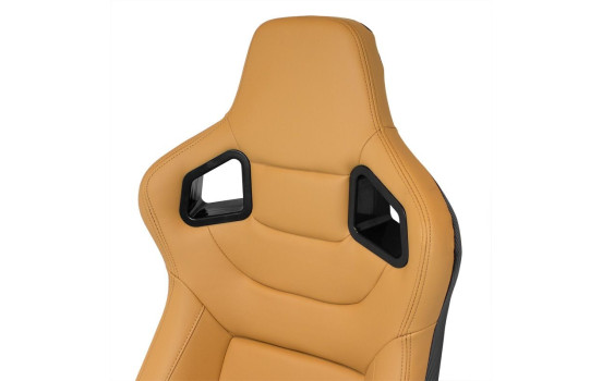 Sports seat 'RK' - Beige Artificial leather - Double-sided adjustable backrest, Image 7