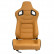 Sports seat 'RK' - Beige Artificial leather - Double-sided adjustable backrest, Thumbnail 3